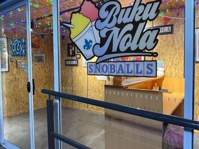 Buku Nola Snoballs (New Orleans style shaved ice)