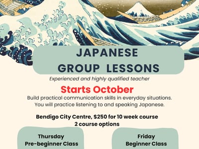 Japanese Lessons in Bendigo