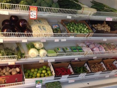 Asian Grocery, fruit and vegetables