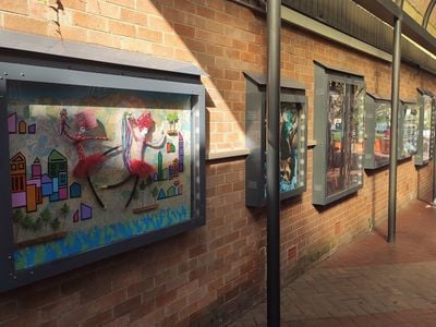 Ethel Hayton Walkway Art Light boxes