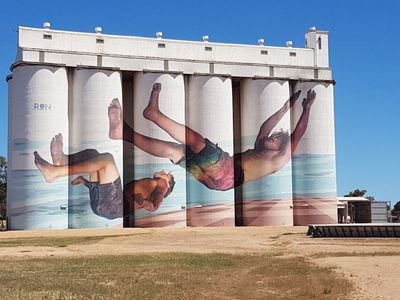 Colour Tumby Silo Art