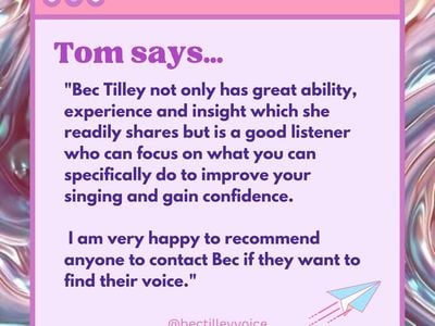 Bec Tilley: Voice Coach