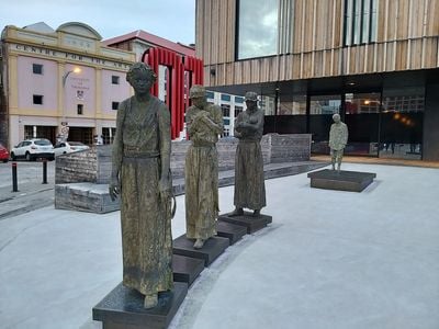 Footsteps Sculpture