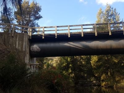 Tuggeranong Creek Wooden Foot Bridge